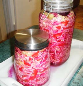 Connies Health, Probiotic Cabbage